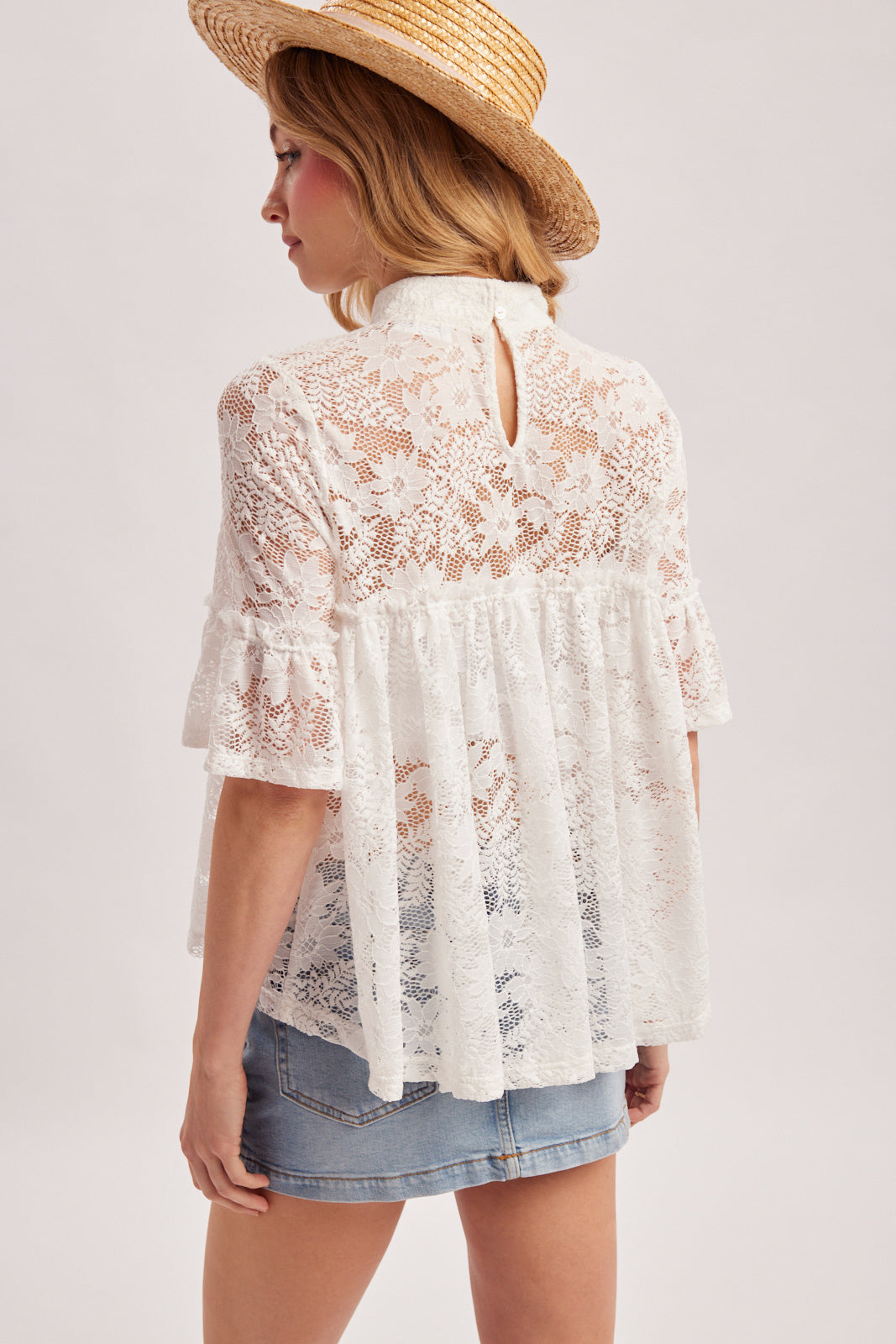 Blusa Mock Babydoll