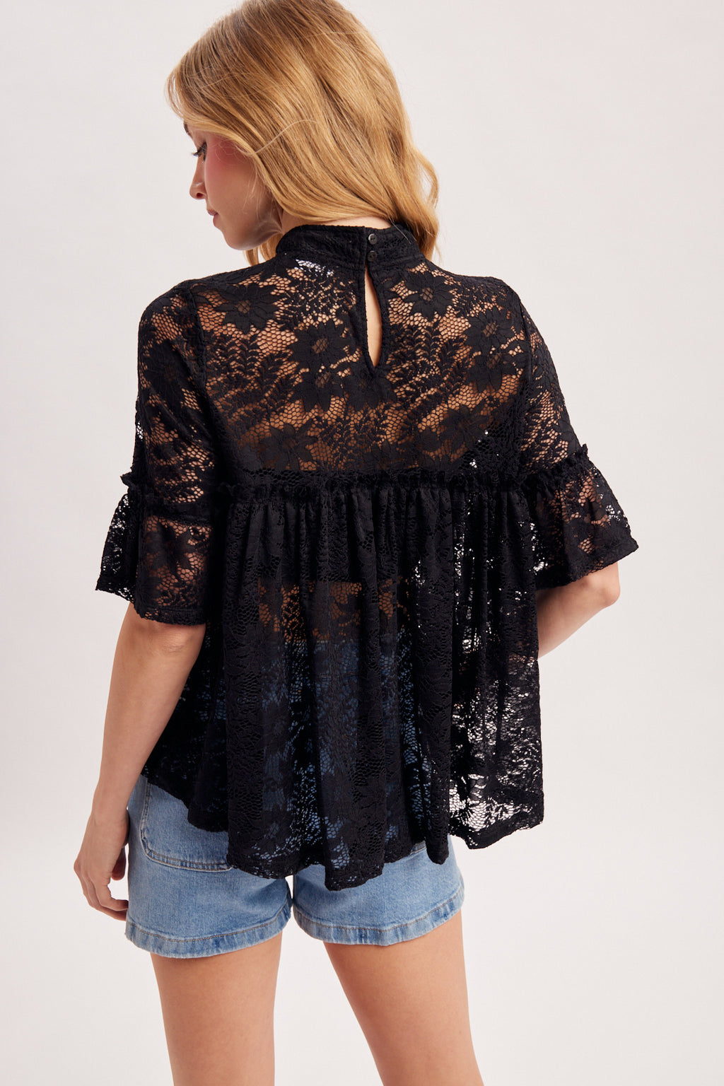 Blusa Mock Babydoll