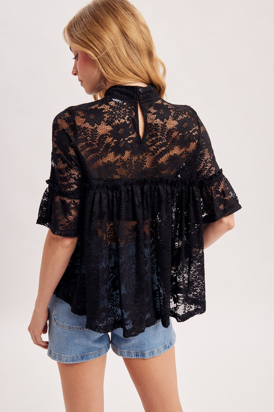 Blusa Mock Babydoll