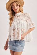 Blusa Mock Babydoll