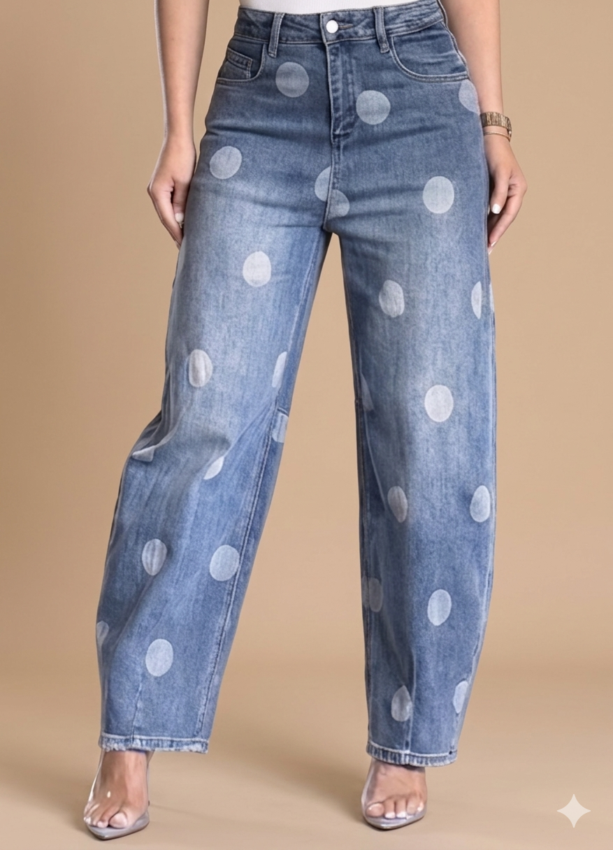 Pantalón Barrel Polka