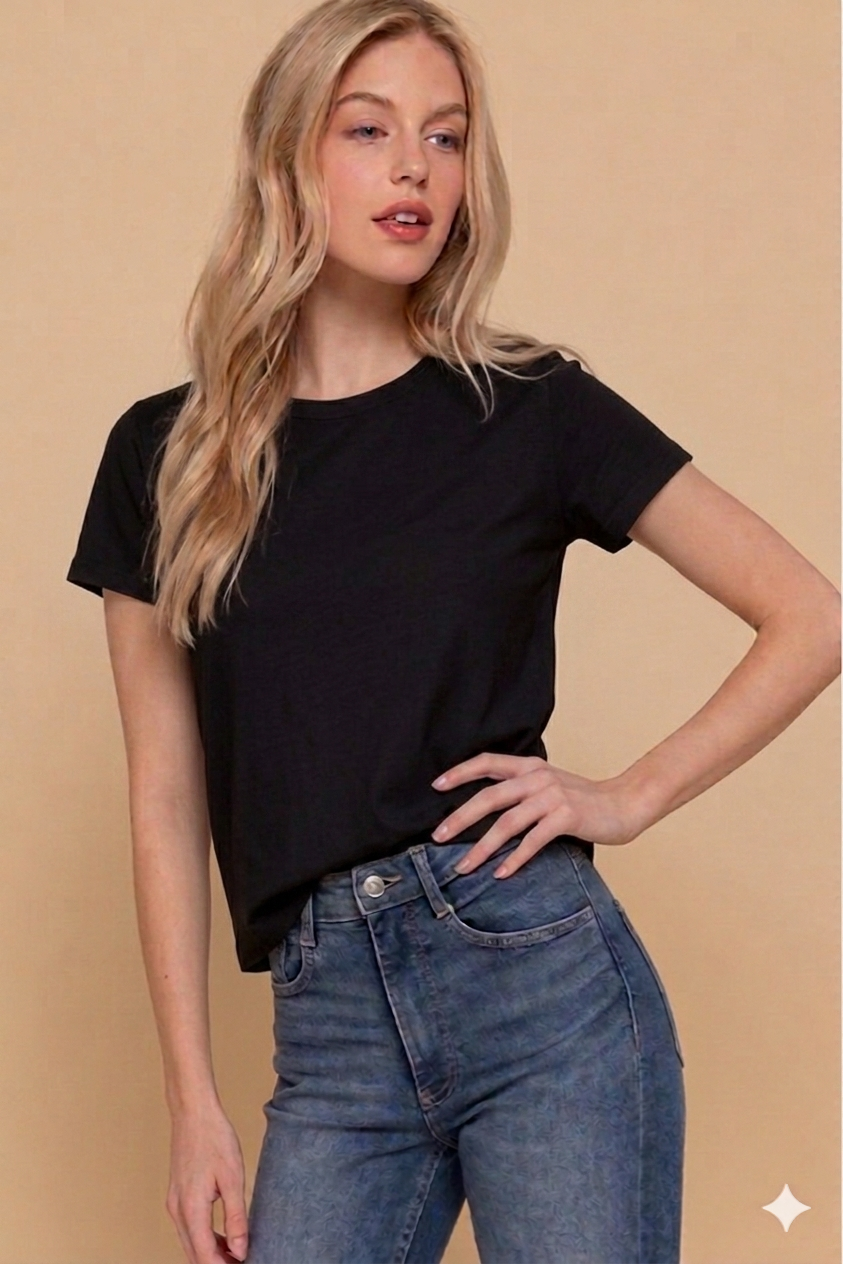 Playera manga corta