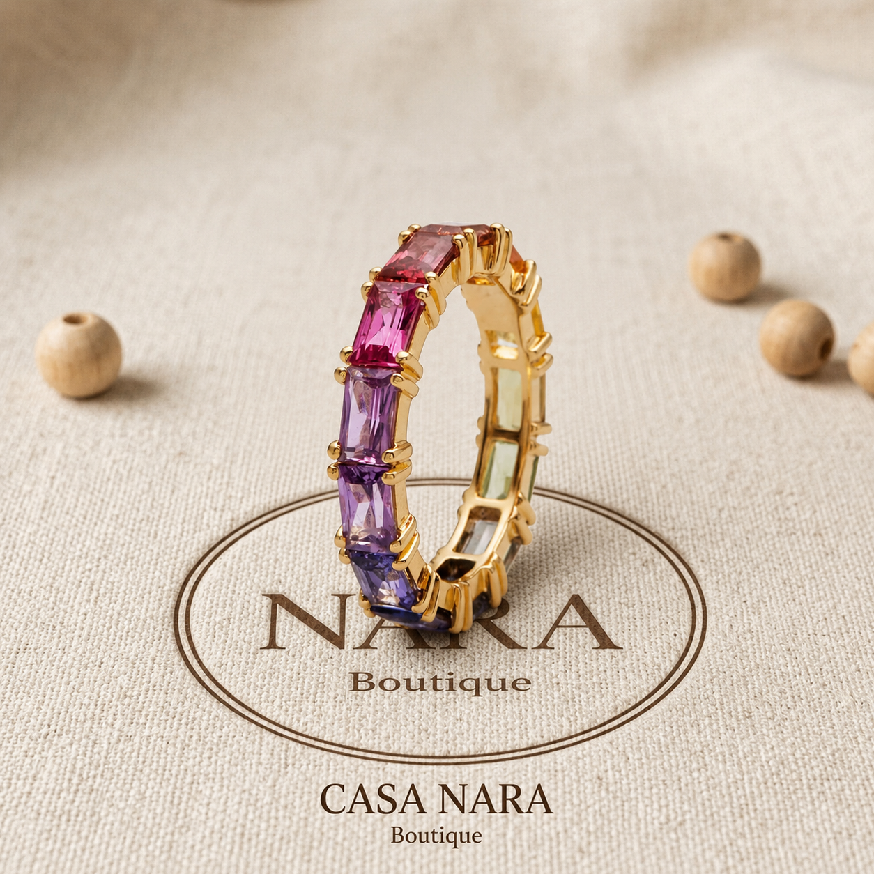 Anillo Pink Rainbow